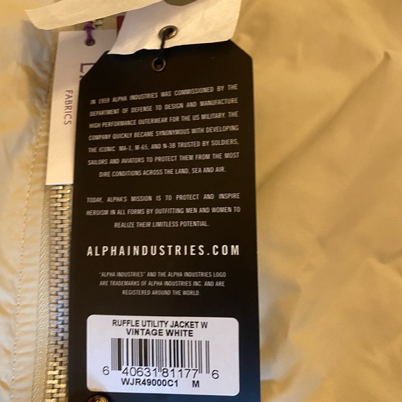 NWT Alpha Industries x Liberty of London Bomber Jacket - Picture 3 of 7